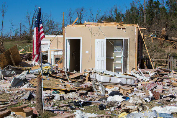 tornado damage