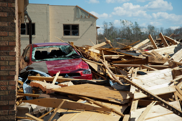 tornado damage